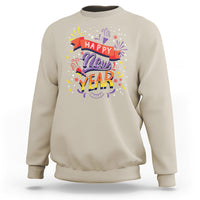Happy New Year 2024 Firework Lucky Years Sweatshirt - Wonder Print Shop