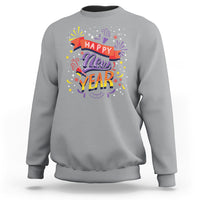 Happy New Year 2024 Firework Lucky Years Sweatshirt - Wonder Print Shop