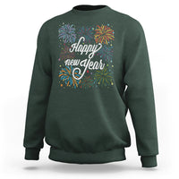 Happy New Year Colorful Firework Lucky Years Sweatshirt - Wonder Print Shop