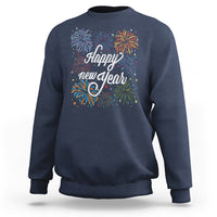 Happy New Year Colorful Firework Lucky Years Sweatshirt - Wonder Print Shop