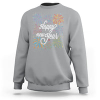 Happy New Year Colorful Firework Lucky Years Sweatshirt - Wonder Print Shop