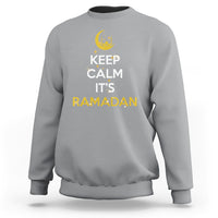 Keep Calm It's Ramadan Kareem Eid Mubarek Islam Muslims Sweatshirt - Wonder Print Shop