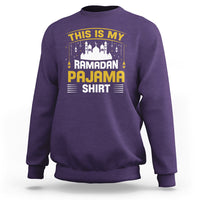 This Is My Ramadan Pajama Eid Mubarek Islam Muslims Sweatshirt - Wonder Print Shop