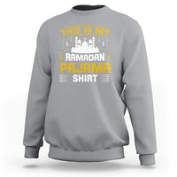 This Is My Ramadan Pajama Eid Mubarek Islam Muslims Sweatshirt - Wonder Print Shop