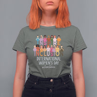 International Women's Day T Shirt For Women Happy IWD 8 March Inspire Inclusion 2024 - Wonder Print Shop