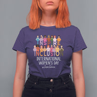 International Women's Day T Shirt For Women Happy IWD 8 March Inspire Inclusion 2024 - Wonder Print Shop