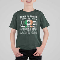 Irish American T Shirt For Kid Irish By Blood American By Birth Patriot By Choice