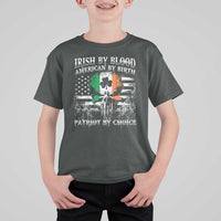Irish American T Shirt For Kid Irish By Blood American By Birth Patriot By Choice