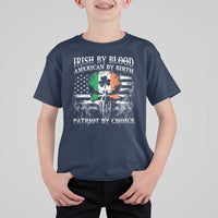 Irish American T Shirt For Kid Irish By Blood American By Birth Patriot By Choice