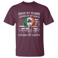 Irish American T Shirt Irish By Blood American By Birth Patriot By Choice