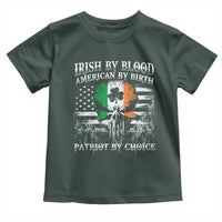 Irish American Toddler T Shirt Irish By Blood American By Birth Patriot By Choice