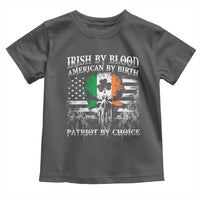 Irish American Toddler T Shirt Irish By Blood American By Birth Patriot By Choice