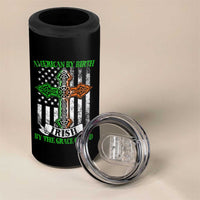 American By Birth Irish By The Grace Of God 4 in 1 Can Cooler Tumbler