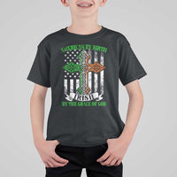American By Birth Irish By The Grace Of God T Shirt For Kid