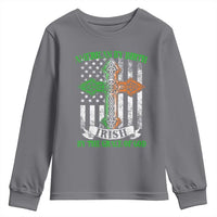 American By Birth Irish By The Grace Of God Youth Sweatshirt