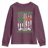 American By Birth Irish By The Grace Of God Youth Sweatshirt