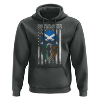 American Grown With Scots Irish Roots Hoodie American Ulster Scots Skull Flag