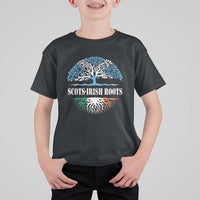Scots-Irish Roots T Shirt For Kid Ulster Scots Ireland Scotland