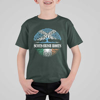 Scots-Irish Roots T Shirt For Kid Ulster Scots Ireland Scotland