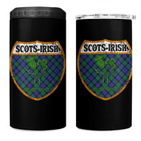 Scots-Irish Pride 4 in 1 Can Cooler Tumbler Shamrock Ulster Scots Scotch Irish Shamrock Thistle