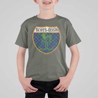 Scots-Irish Pride T Shirt For Kid Shamrock Ulster Scots Scotch Irish Shamrock Thistle
