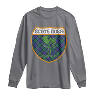 Scots-Irish Pride Long Sleeve Shirt Shamrock Ulster Scots Scotch Irish Shamrock Thistle