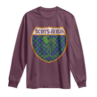 Scots-Irish Pride Long Sleeve Shirt Shamrock Ulster Scots Scotch Irish Shamrock Thistle