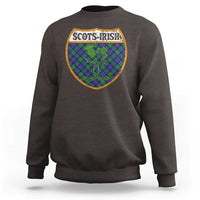 Scots-Irish Pride Sweatshirt Shamrock Ulster Scots Scotch Irish Shamrock Thistle
