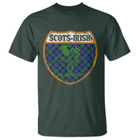 Scots-Irish Pride T Shirt Shamrock Ulster Scots Scotch Irish Shamrock Thistle