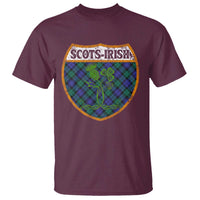 Scots-Irish Pride T Shirt Shamrock Ulster Scots Scotch Irish Shamrock Thistle