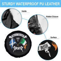 Funny Scots-Irish Pride Spare Tire Cover Mostly Scottish Wee Bit Irish