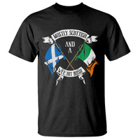 Funny Scots-Irish Pride T Shirt Mostly Scottish Wee Bit Irish