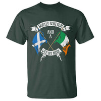 Funny Scots-Irish Pride T Shirt Mostly Scottish Wee Bit Irish