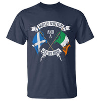 Funny Scots-Irish Pride T Shirt Mostly Scottish Wee Bit Irish
