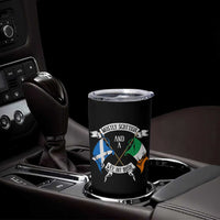 Funny Scots-Irish Pride Tumbler Cup Mostly Scottish Wee Bit Irish
