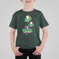 Half Irish Half Italian All American T Shirt For Kid