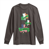 Half Irish Half Italian All American Long Sleeve Shirt