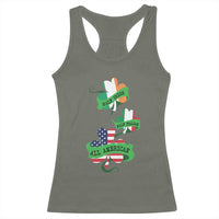 Half Irish Half Italian All American Racerback Tank Top