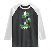 Half Irish Half Italian All American Raglan Shirt