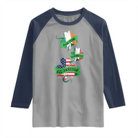 Half Irish Half Italian All American Raglan Shirt