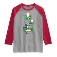 Half Irish Half Italian All American Raglan Shirt
