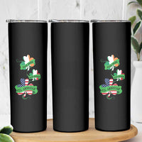 Half Irish Half Italian All American Skinny Tumbler