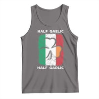 Irish Italian Pride Tank Top Half Gaelic Half Garlic Shamrock Ireland Italy Flag