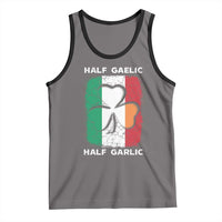 Irish Italian Pride Tank Top Half Gaelic Half Garlic Shamrock Ireland Italy Flag