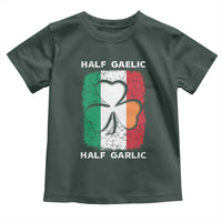 Irish Italian Pride Toddler T Shirt Half Gaelic Half Garlic Shamrock Ireland Italy Flag