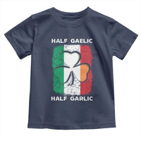 Irish Italian Pride Toddler T Shirt Half Gaelic Half Garlic Shamrock Ireland Italy Flag