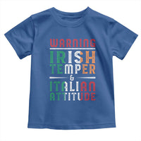 Funny Irish Temper Italian Attitude Toddler T Shirt