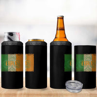 Eire Irish Pride 4 in 1 Can Cooler Tumbler Celtic Shamrock Ireland Flag