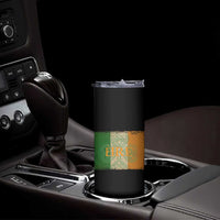 Eire Irish Pride Skinny Tumbler Celtic Shamrock Ireland Flag
