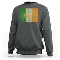 Eire Irish Pride Sweatshirt Celtic Shamrock Ireland Flag